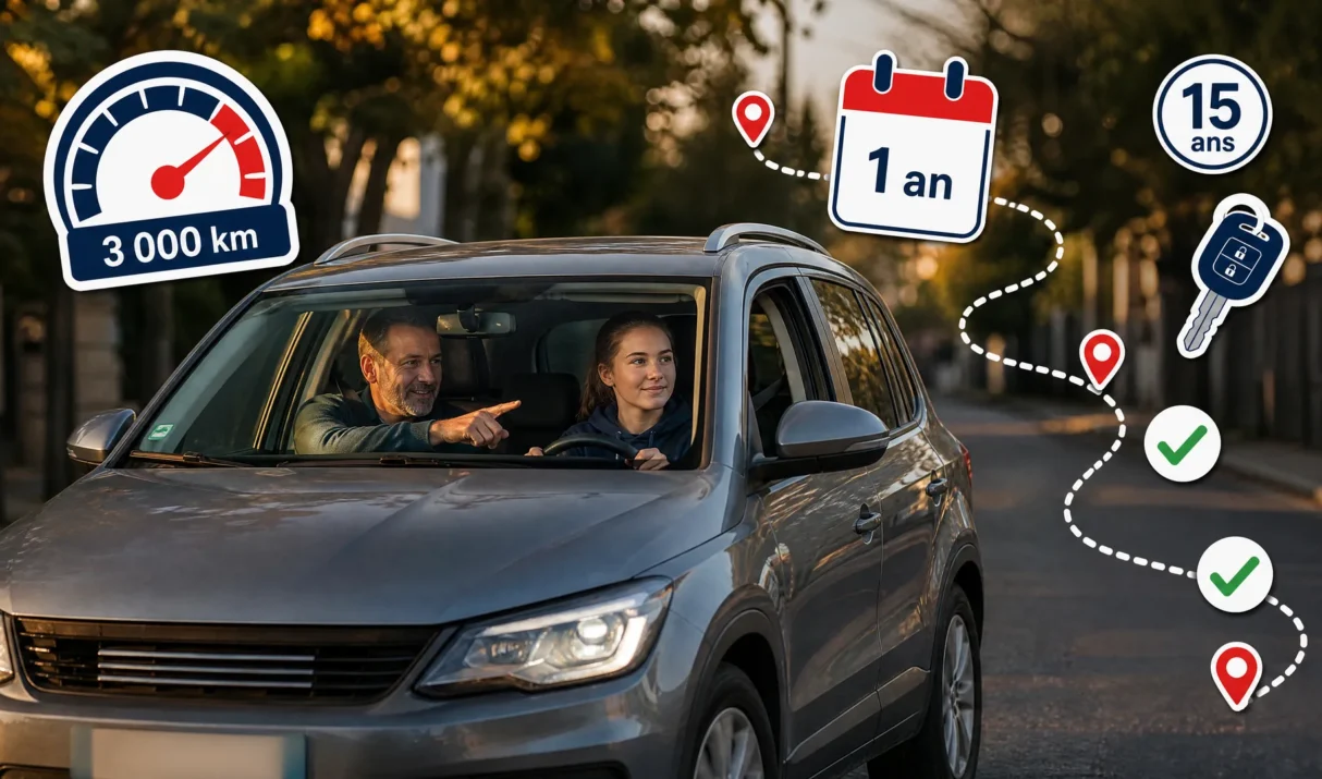 Conduite accompagnée (AAC) : le guide complet pour commencer dès 15 ans